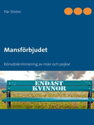 cover image of Mansförbjudet